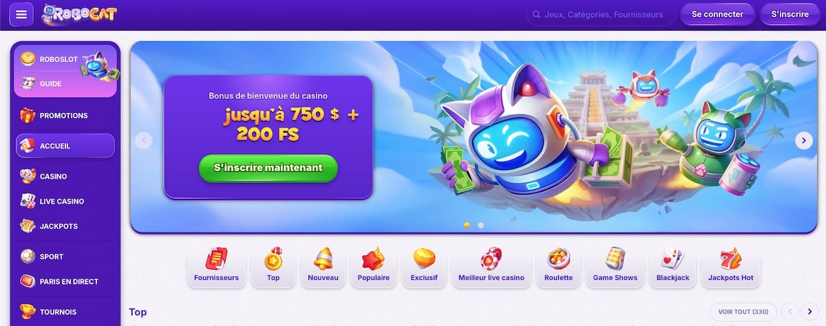 RoboCat Casino